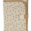 Tapis à langer coeurs Poppy Cannelle