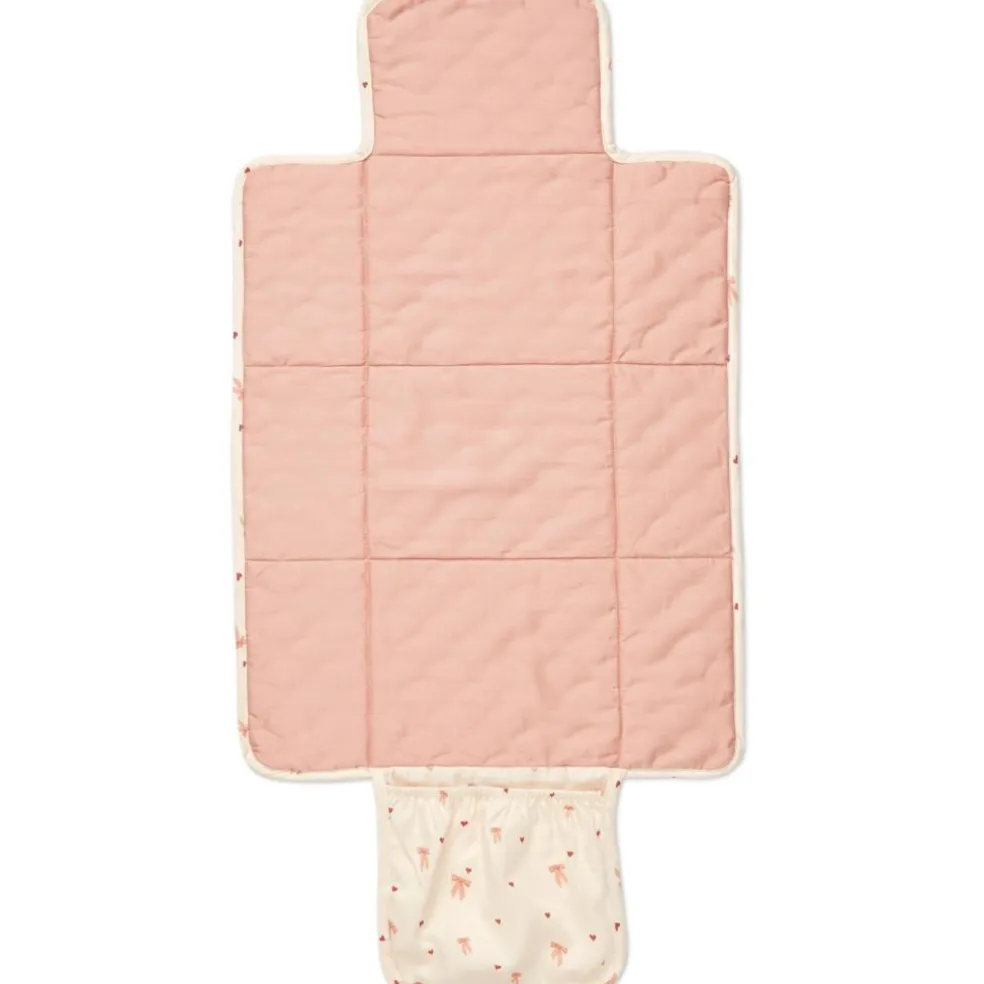 Tapis à langer de voyage matelassé Bows