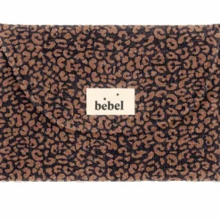 Tapis à langer Léopard noir