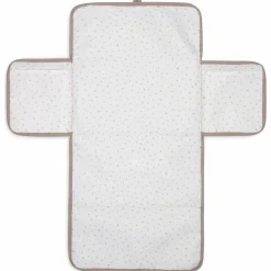 Tapis à langer nomade Cloudy Rib Milky Coffee