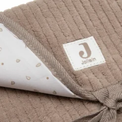 Tapis à langer nomade Cloudy Rib Milky Coffee