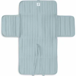 Tapis à langer nomade gaze de coton Sea Green