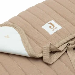 Tapis à langer nomade gaze de coton Biscuit