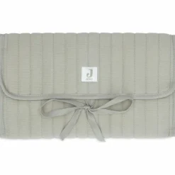 Tapis à langer nomade gaze de coton Olive Green