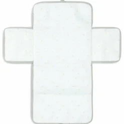 Tapis à langer nomade gaze de coton Olive Green