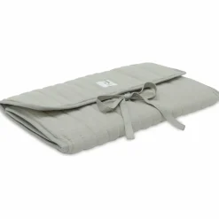 Tapis à langer nomade gaze de coton Olive Green