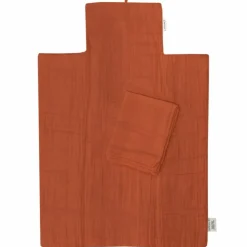 Tapis à langer nomade Terracotta (personnalisable)