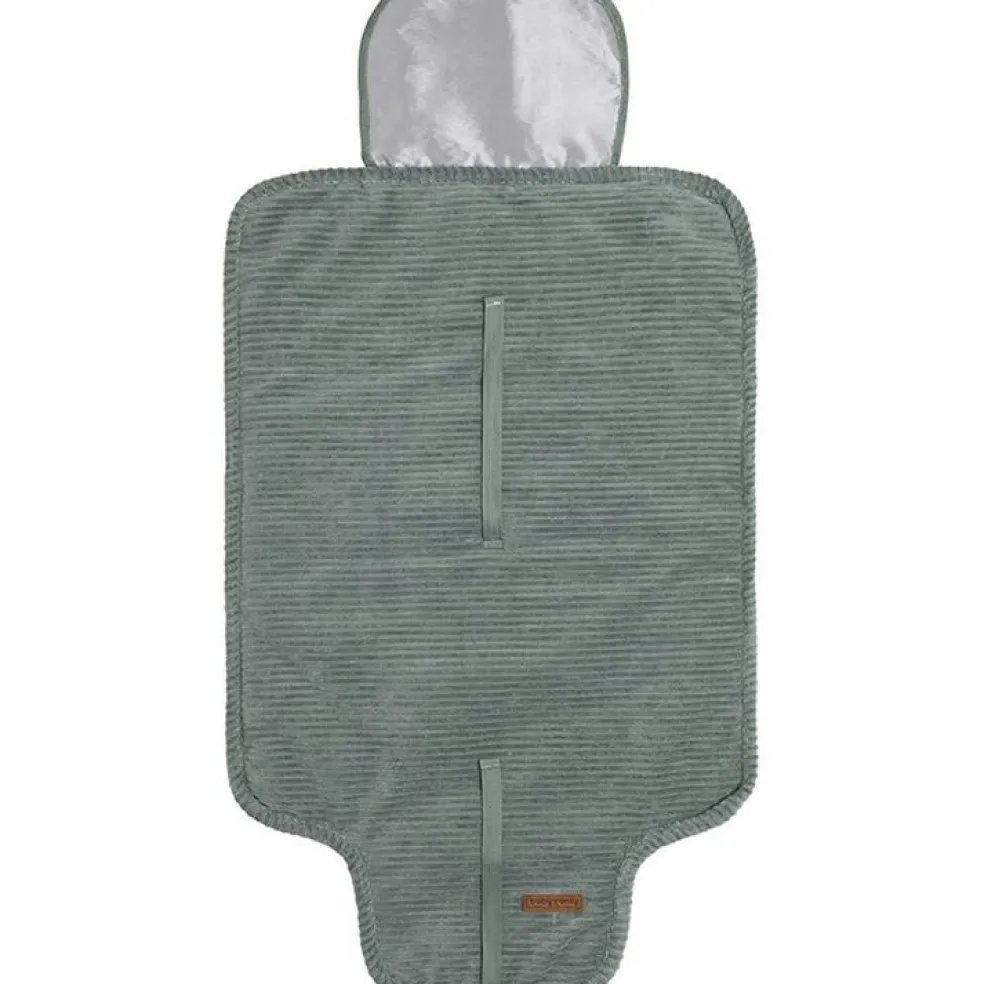 Tapis à langer Sense vert d'eau