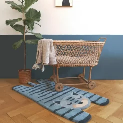 Tapis Blue Tiger (65 x 125 cm)