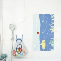 Tapis de bain témoin de température