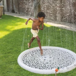 Tapis de glisse arroseur Léopard beige