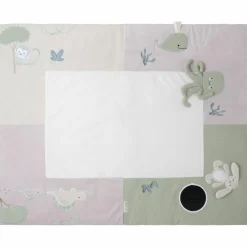 Tapis de jeu Animals Laurel Green-Warm Linen (75 x 95 cm)