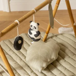 Tapis de jeu bamboo feuille sensorielle (100 cm)