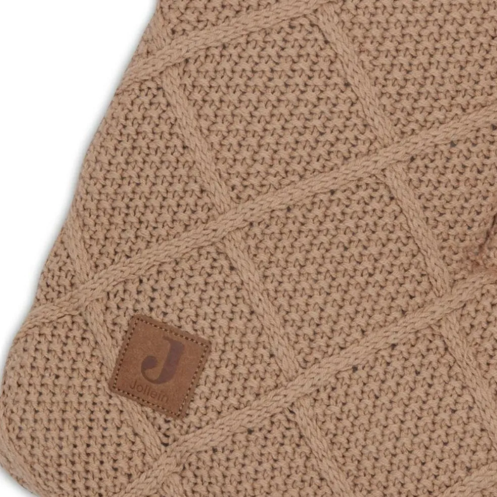 Tapis de jeu Check Knit Biscuit (75 x 95 cm)