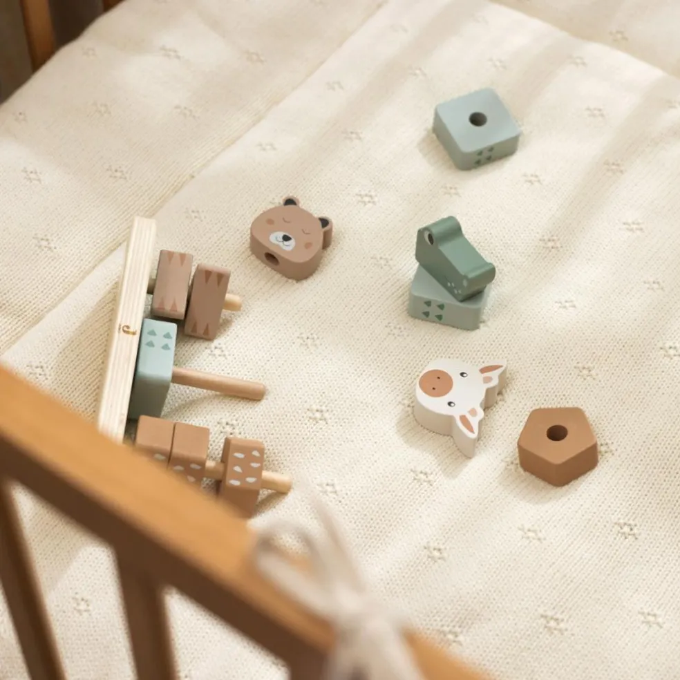 Tapis de jeu Cosy Knit Ivory (75 x 95 cm)