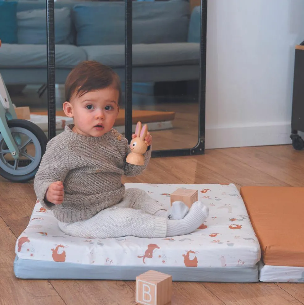 Tapis de jeu pliable Little Farmer (120 x 120 cm)