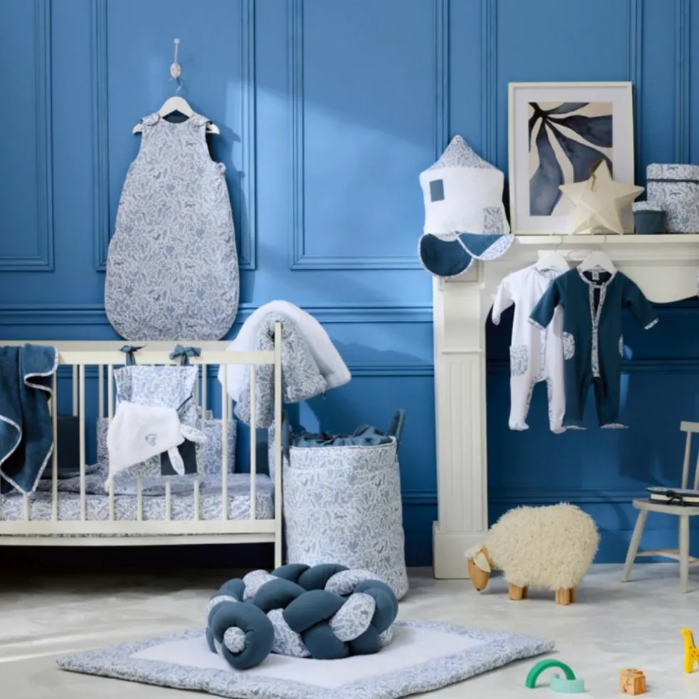 Tapis de jeu réversible et fond de parc Forêt enchantée (100 x 100 cm)