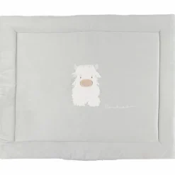 Tapis de parc réversible gaze de coton bio Fluffy (75 x 95 cm)