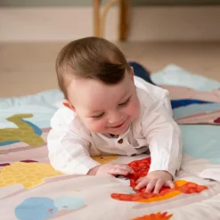 Tapis de parc réversible Les Amis Dinos