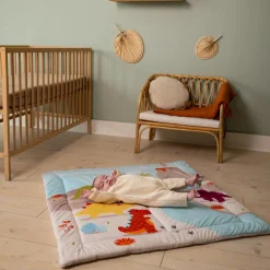 Tapis de parc réversible Les Amis Dinos