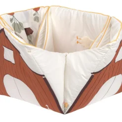 Tapis d´éveil 2 en 1 en coton bio Tiny Farmer (120 x 120 cm)