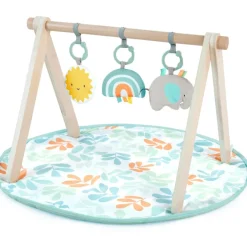 Tapis d'éveil Sun Valley avec arche de jeu en bois