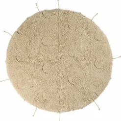 Tapis en coton lavable Moon Multishape (100 Ø cm)