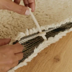 Tapis en coton lavable Moon Multishape (100 Ø cm)