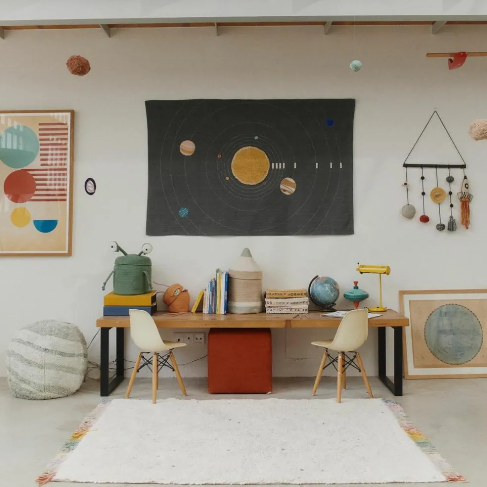 Tapis en coton lavable Stardust (120 x 160 cm)