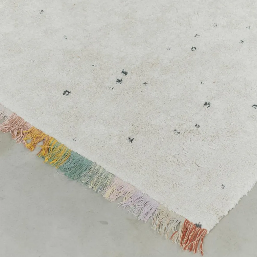 Tapis en coton lavable Stardust (120 x 160 cm)