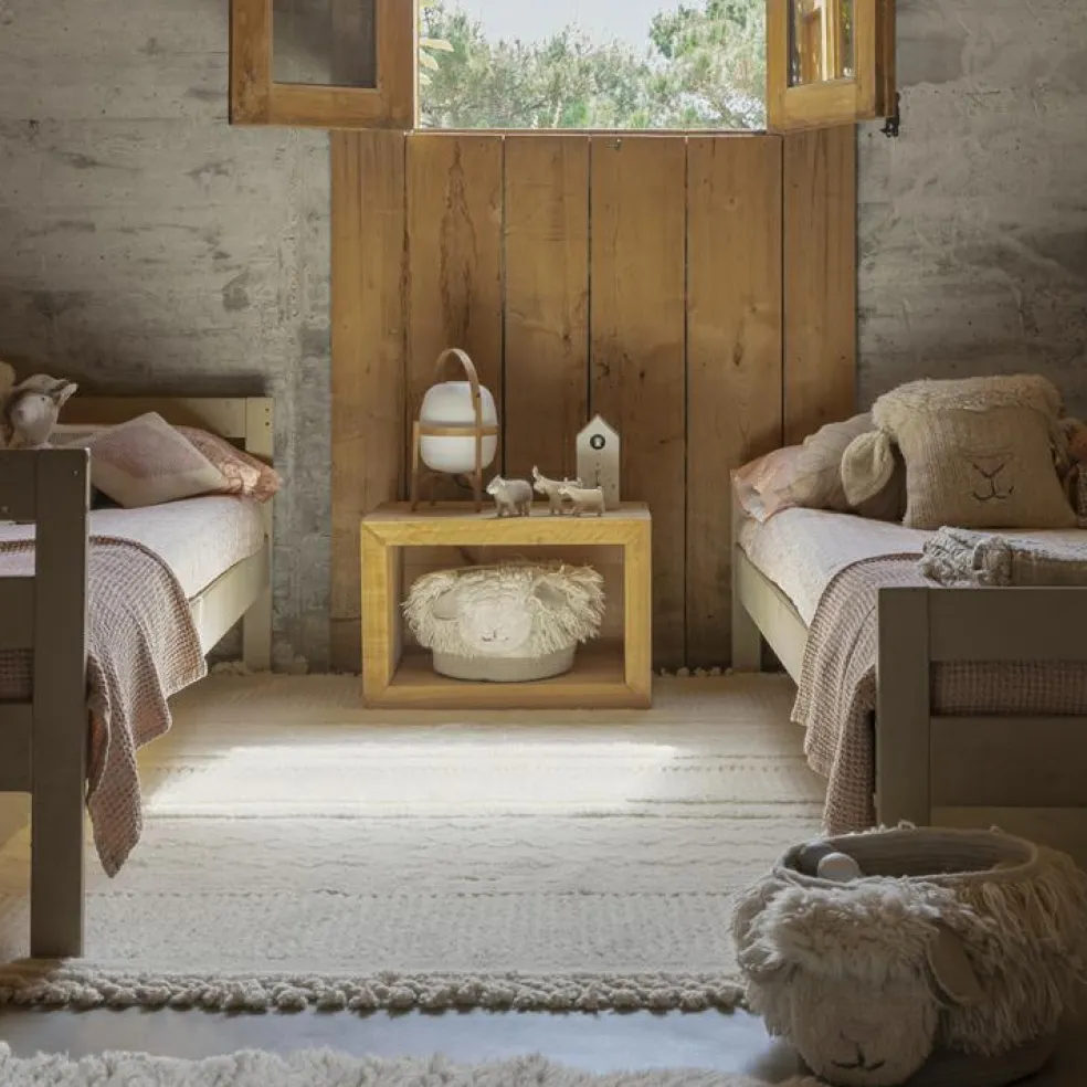 Tapis en laine Ari Sheep White (120 x 170 cm)