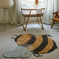 Tapis lavable Abeille (115 x 150 cm)