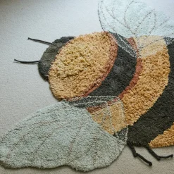 Tapis lavable Abeille (115 x 150 cm)