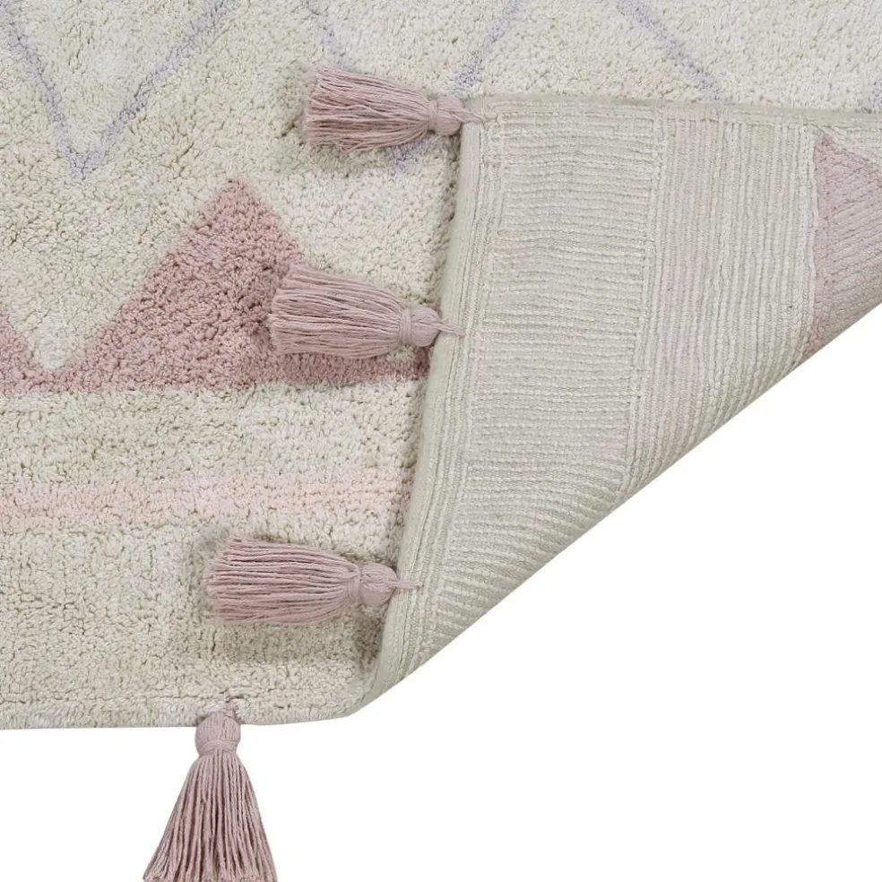 Tapis lavable azteca naturel vintage nude (120 x 160 cm)