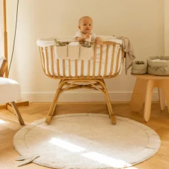 Tapis lavable bamboo leaf (120 x 120 cm)