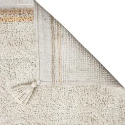 Tapis lavable Bloom Natural (90 x 130 cm)