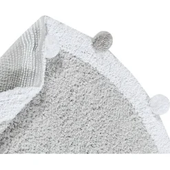 Tapis lavable Bubbly Light gris (120 cm)