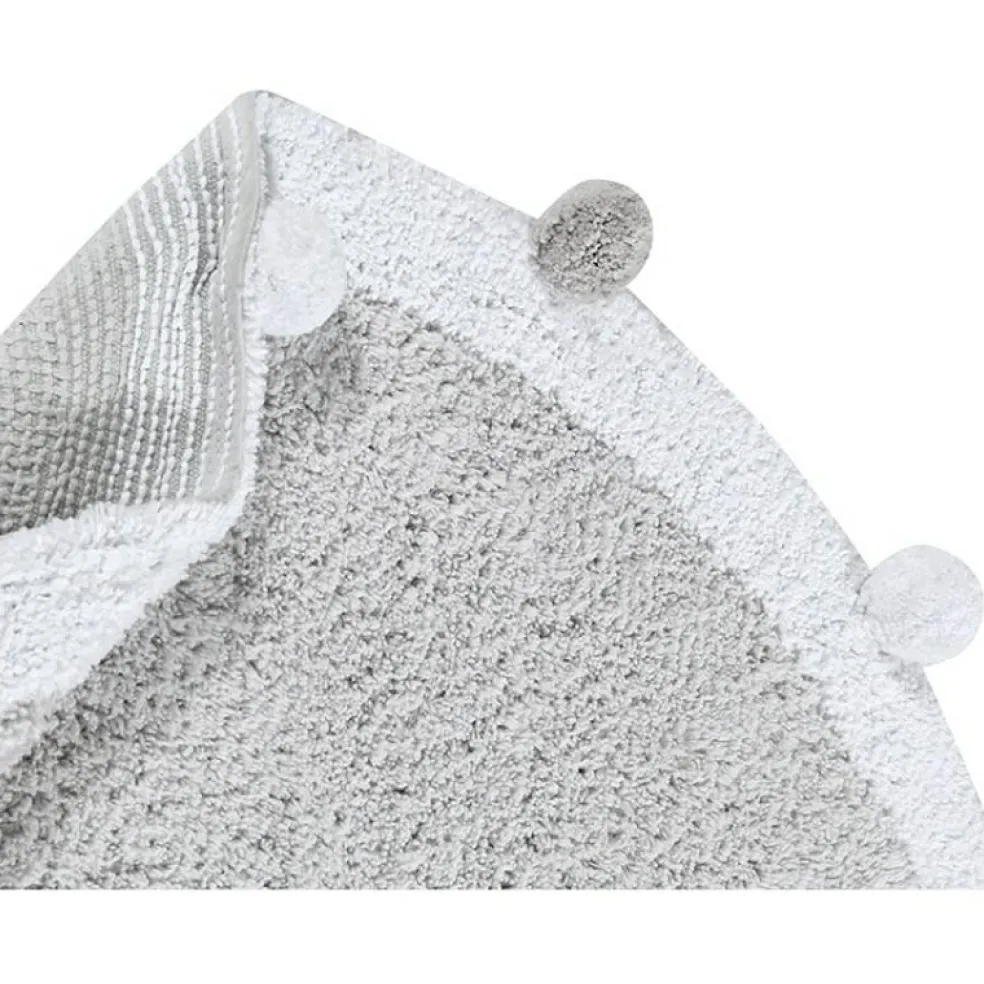 Tapis lavable Bubbly Light gris (120 cm)