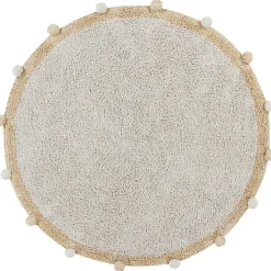 Tapis lavable Bubbly natural miel (120 cm)