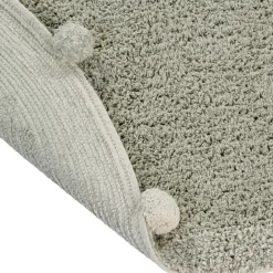 Tapis lavable Bubbly olive (120 cm)