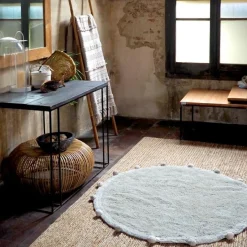 Tapis lavable Bubbly olive (120 cm)