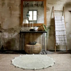 Tapis lavable Bubbly olive (120 cm)