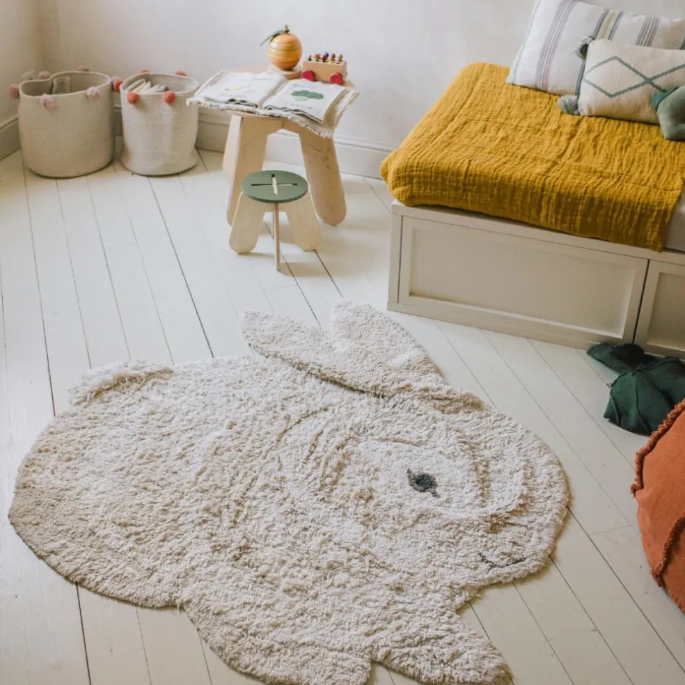 Tapis lavable Bunny (130 x 135 cm)