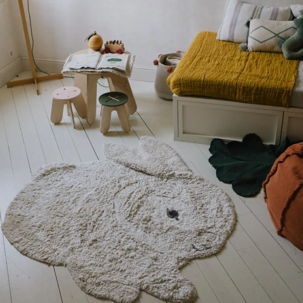 Tapis lavable Bunny (130 x 135 cm)