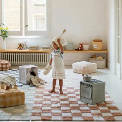 Tapis lavable Kitchen Tiles caramel (120 x 160 cm)