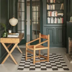 Tapis lavable Kitchen Tiles gris foncé (120 x 160 cm)