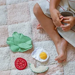 Tapis lavable Kitchen Tiles rose (120 x 160 cm)