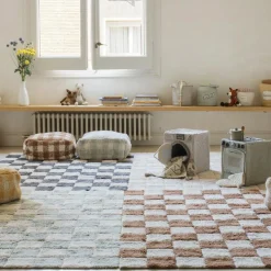 Tapis lavable Kitchen Tiles rose (120 x 160 cm)