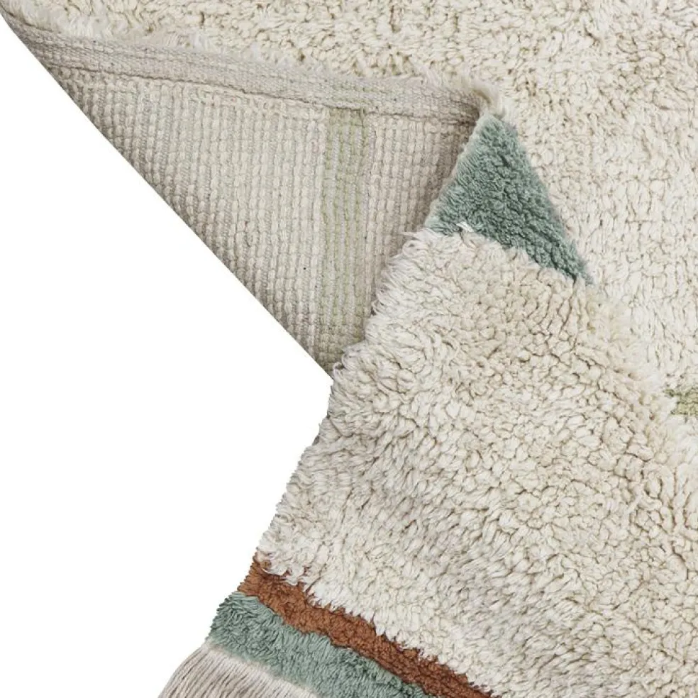 Tapis lavable Lanes vintage blue (140 x 200 cm)