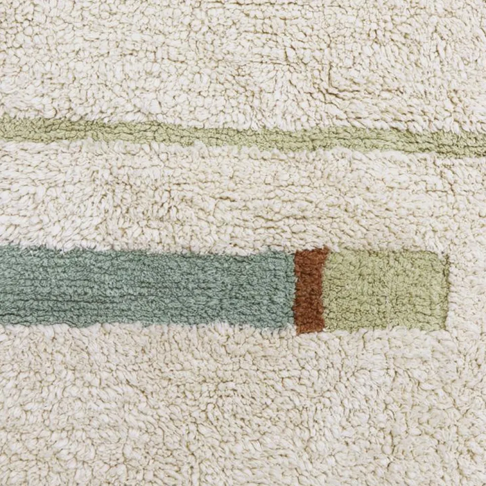 Tapis lavable Lanes vintage blue (140 x 200 cm)